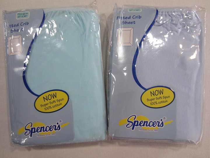 Spencer's Fitted Crib Sheet - 100% Cotton Knit