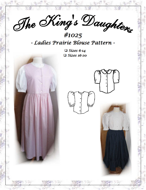 #1025 - Ladies Prairie Blouse Pattern
