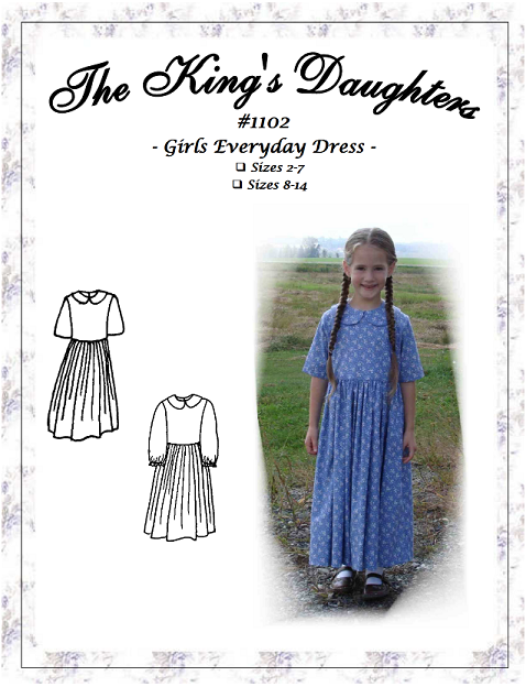 #1102 - Girls Everyday Dress Pattern